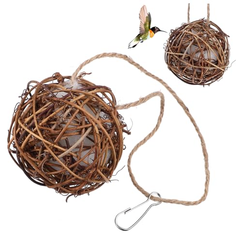 ANDRESLAD 2er Set Vogel Nistmaterial Für Papageien Outdoor Vogelhaus Bastelmaterial Für Vogelnester Ideal Für Terrasse Und Garten Durchmesser von ANDRESLAD