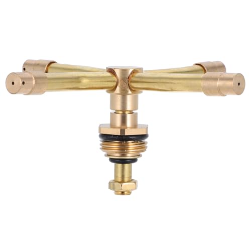 ANDRESLAD Rotierender Gartensprinkler, Rotationssprüher, Wassersprinklerkopf, Gartengrasbewässerungswerkzeug, Bewässerungsdüse, Hofrasen-wassersprinkler von ANDRESLAD