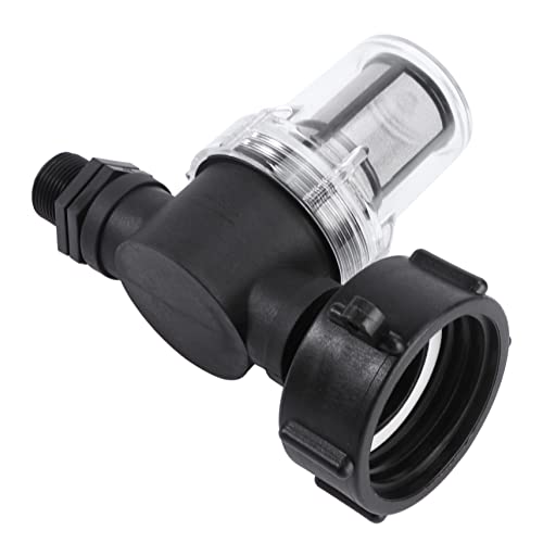 ANDRESLAD Und Garten Wasser Ball Ventil IBC Tank Filter Robuster Und Praktischer Wasserfass Adapter Für Gartenbewässerung Ungiftige Schlauchverbindung von ANDRESLAD