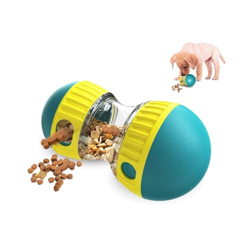 Interaktives Hundespielzeug für Langeweile, rollendes langsames Füttern, Leckerli-Spender, pädagogisches Welpenspielzeug, Hundeleckerli-Spender zur Linderung, geistige Stimulation, Neugier und Interaktives Hundespielzeug für Langeweile, rollendes langsames Füttern, Leckerli-Spender, pädagogisches Welpenspielzeug, Hundeleckerli-Spender zur Linderung, geistige Stimulation, Neugier und von ANEWSERA