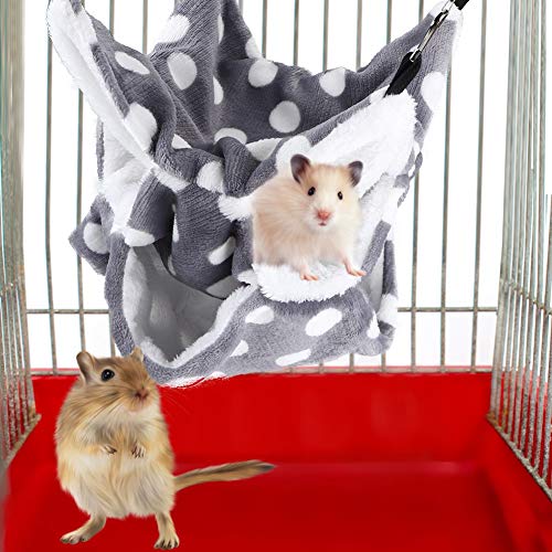 ANGGREK Hamster-Hängematte, Modische, Praktische, Weiche Haustier-Hängematte, für Hamster-Hängebett von ANGGREK