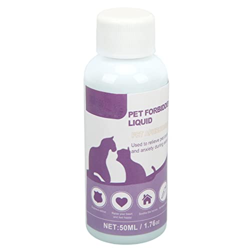 ANGGREK Pets Pheromone Calming Liquid, Haustier-Angstlinderungsspray, Nahrungsergänzungsmittel 50 Ml für zu Hause für Hunde von ANGGREK