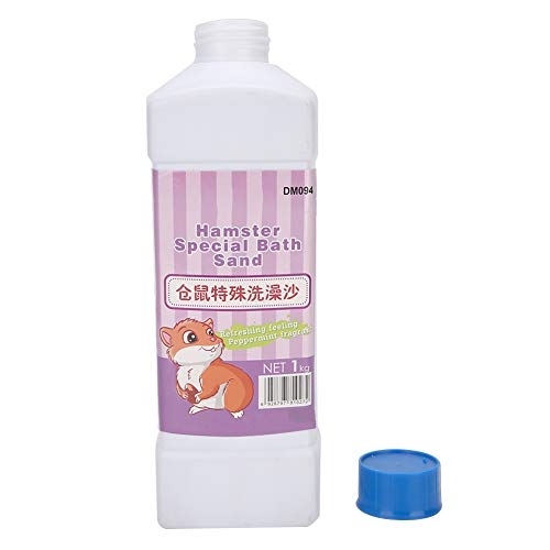 ANGGREK Sicherer Badesand für Haustiere, 1 Kg Badesand, für Hamster, Chinchilla, Kaninchen, Meerschweinchen von ANGGREK