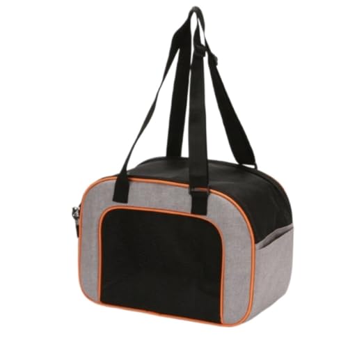 ANIIC Transportbox Katze Haustier-Reiseträger, Atmungsaktiver Haustier-Rucksack Vorne, Praktischer Hundeträger Mit Reißverschluss-Design Transportbox Hund (Color : C, Size : 38 * 20 * 28cm) von ANIIC