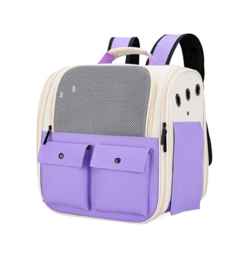 ANIIC Transportbox Katze Haustier-Rucksack, Faltbar, Weich, Für Mittelgroße Und Kleine Hunde, Katzen, Welpen, Kätzchen, Hasen Transportbox Hund (Color : B, Size : 36 * 25 * 38cm) von ANIIC