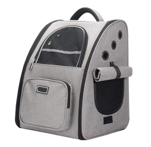 ANIIC Transportbox Katze Haustier-Rucksack, Tragbarer Hunderucksack, Katzen-Tragetasche, Outdoor-Reise-Haustierträger Transportbox Hund (Color : G, Size : 13.4 * 11.43 * 16.55in) von ANIIC