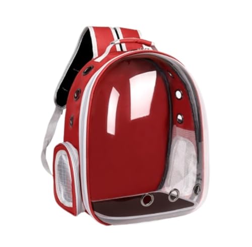 ANIIC Transportbox Katze Haustier-Träger-Rucksack, Transparente Raumkapsel, Blase, Astronaut, Fenster-Rucksack, Träger Für Hase, Igel, Kaninchen Transportbox Hund (Color : B, Size : 23 * 35 * 45cm) von ANIIC