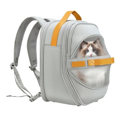 ANIIC Transportbox Katze Haustiertrage-Rucksack, Atmungsaktives Mesh, Weiche Katzentrage Für Kleine Hunde Und Katzen, Reisen, Outdoor-Tragetasche Transportbox Hund von ANIIC