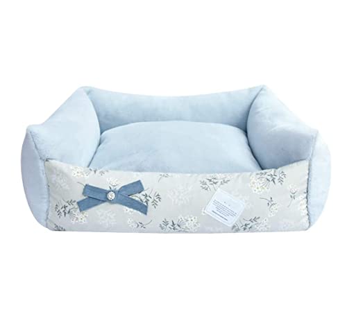 Hundebett Katzenbett Haustier-Hundebett, Wärmendes Hundehaus, Weiches Fleece, Nest, Hundekörbe, Matte Für Kleine, Große Haustiere, Welpenhütte, Wasserdicht, Warmes Hunde-Mattenbett HundeköRbchen Hunde von ANIIC