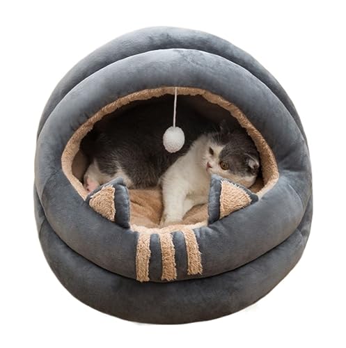 Hundebett Katzenbett Haustier-Zelt, Faltbar, Haustier-Zelt, Hunde- Und Katzenbett, Tragbar, Wasserdicht, Haustier-Campingzelt, Reisebett, Unterschlupf HundeköRbchen Hundekissen (Color : B, Size : 50 von ANIIC