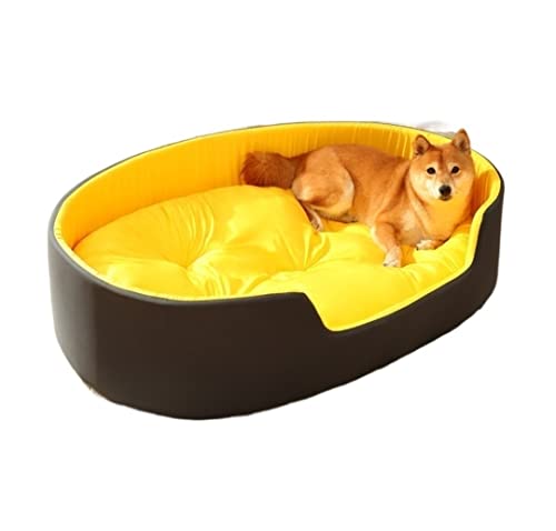 Hundebett Katzenbett Haustierbett 3D Zwinger Indoor Haustierbett Für Hunde Katze Weiche Warme Betten Für Hunde Haustiere Kissen Matte Liege Bank Sofa HundeköRbchen Hundekissen ( Color : Black , Size : von ANIIC