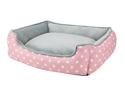 Hundebett Katzenbett Haustiere Hundezelt Plüsch-Hundezelt Haustierzelt Hundebett Katzenzelt Hundehütten Abnehmbare Und Waschbare Katzenzelte HundeköRbchen Hundekissen ( Color : B , Size : 60*50*15cm ) von ANIIC