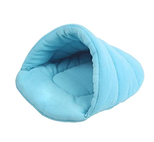 Hundebett Katzenbett Netter Bequemer Haustier-Produkt-Hundeschlafen-Haustier-Bett-Haus-Katzen-Höhlen-Sofa-Zwinger Für Kleine Mittelgroße Große Große Hunde HundeköRbchen Hundekissen ( Color : Blu , Siz von ANIIC