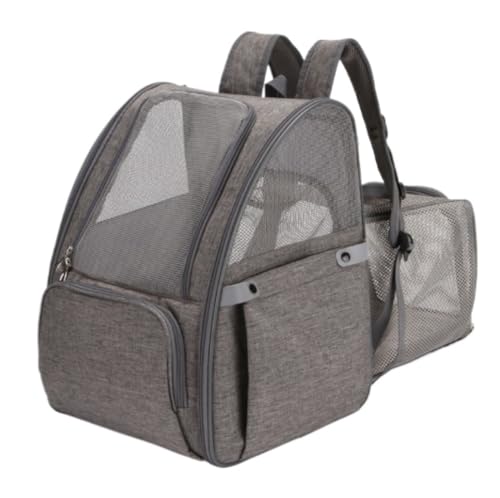 Transportbox Katze Haustier-Reisetasche, Haustier-Rucksack, Reiseträger, Belüftetes Netz, Doppelte Umhängetasche Für Hunde Und Katzen Transportbox Hund (Color : A, Size : 28 * 34 * 42cm) von ANIIC