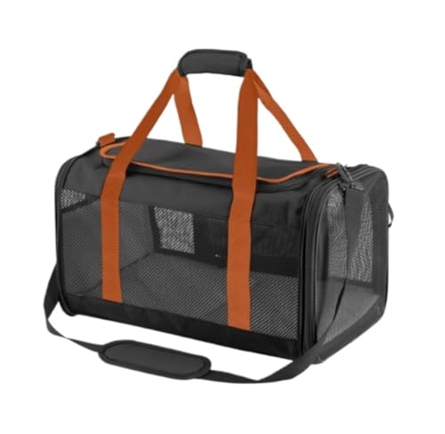 Transportbox Katze Haustier-Tragetasche, Hunde-Reisetasche, Tragbarer Haustier-Ausflugsrucksack, Atmungsaktiv, Weiche Tragetaschen, Katzen-Tragetasche, Hund Transportbox Hund ( Color : A , Size : 48*2 von ANIIC