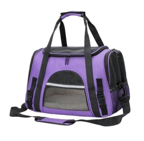 Transportbox Katze Katzentasche, Haustierträger, Atmungsaktiv, Welpenhandtasche, Haustiersicherheit, Haustiere, Sicherer Haustierkäfig, Haustierhandtasche, Haustiertasche Transportbox Hund ( Color : A von ANIIC