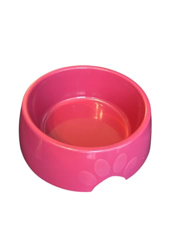 1000 ml Hundenäpfe, Futternapf für Hunde, Wassernapf für Welpen und kleine Hunde, Haustier Näpfe (Rosa) von ANIMALPLAST