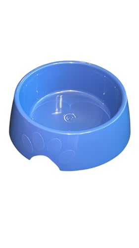 600 ml Hundenäpfe, Futternapf für Hunde, Wassernapf für Welpen und kleine Hunde, Haustier Näpfe (Blau) von ANIMALPLAST