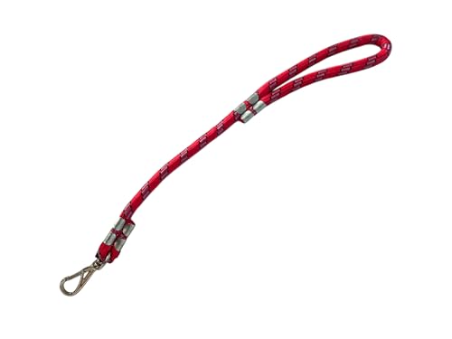 Hundeleine, Hundeleine mit Fixer Länge, Hundeleine zum Trainieren von Hunden, Hundeleine aus Nylon, (0,6m - 16mm, Rot-Lila) von ANIMALPLAST