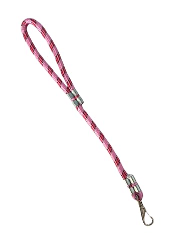 Hundeleine, Hundeleine mit Fixer Länge, Hundeleine zum Trainieren von Hunden, Hundeleine aus Nylon, (0,6m - 16mm, Rot-Rosa) von ANIMALPLAST