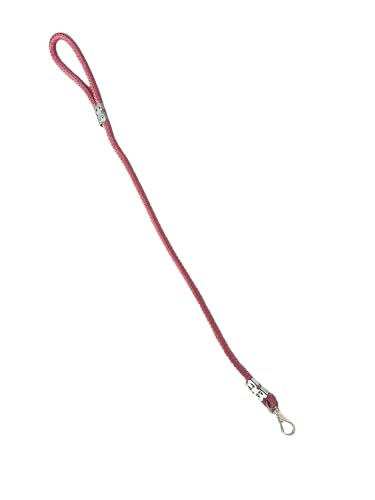 Hundeleine, Hundeleine mit Fixer Länge, Hundeleine zum Trainieren von Hunden, Hundeleine aus Nylon, (1m - 16mm, Orange-Lila) von ANIMALPLAST