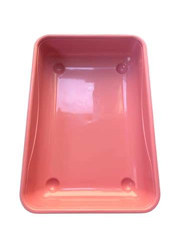 Katzentoilette für Katzen, Katzenklo, Hygienische Katzentoilette aus Kunststoff (Rosa/Pink) von ANIMALPLAST