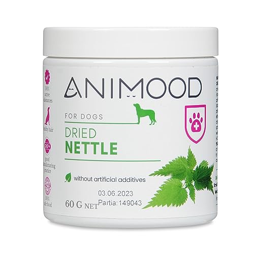 ANIMOOD - Getrocknete Brennnessel - Hundevitamine, schönes Hundefell, Vitamine für Hunde von ANIMOOD