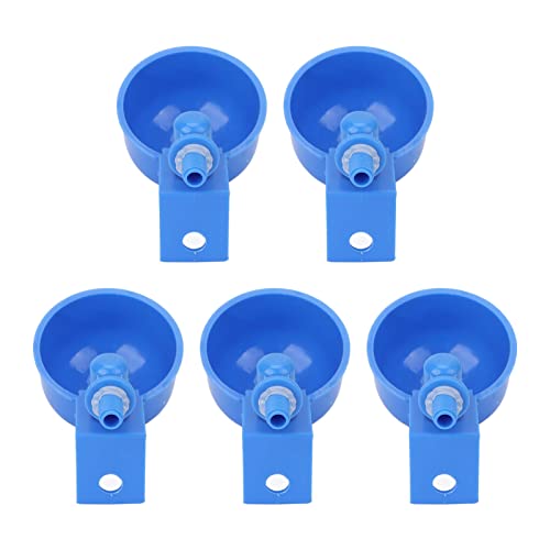 ANKROYU 5pcs Automatische Hühnerwasserbecher PP -Plastik -Geflügel -Wasserer -Kit für Tauben G1/8 Männlicher Faden von ANKROYU