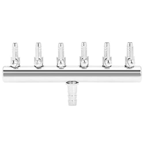 ANKROYU Edelstahl Aquariumluftströmungsregelschulhhebel Ventilverteiler Fischtanksplitter mit Einstellbarer Durchflussregelung für Aquarium- und Aquakulturanwendungen 11,5 x 5,5 cm 140 g ANKROYU Edelstahl Aquariumluftströmungsregelschulhhebel Ventilverteiler Fischtanksplitter mit Einstellbarer Durchflussregelung für Aquarium- und Aquakulturanwendungen 11,5 x 5,5 cm 140 g von ANKROYU