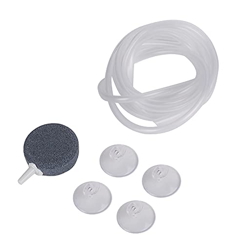 ANKROYU Luftsteine Belüftungsblasenstein Sauerstoffpumpe Zubehör mit Luftstein 2m Rohr 4pcs Saugnäpfe für Fischtank Aquarium Wartung Kunststoff Siliziumkarbidmaterial ANKROYU Luftsteine Belüftungsblasenstein Sauerstoffpumpe Zubehör mit Luftstein 2m Rohr 4pcs Saugnäpfe für Fischtank Aquarium Wartung Kunststoff Siliziumkarbidmaterial von ANKROYU