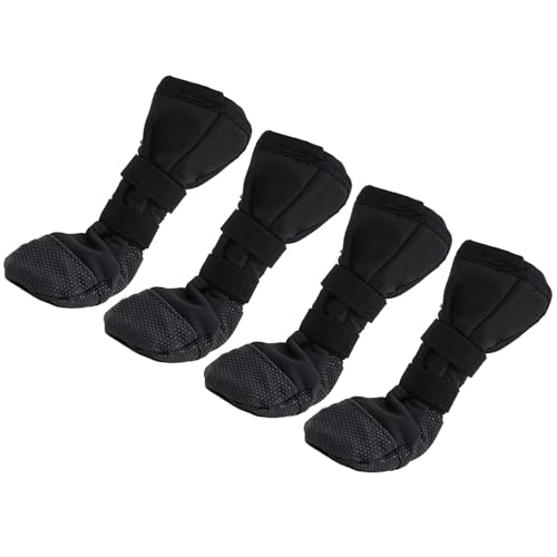 2 Paar Hundesocken Füße Deckt Haustier Winterschuhe Skidproof Die Outdoor Stiefel Außenstiefel Für Große Bis Kleine Haustier von ANMITI