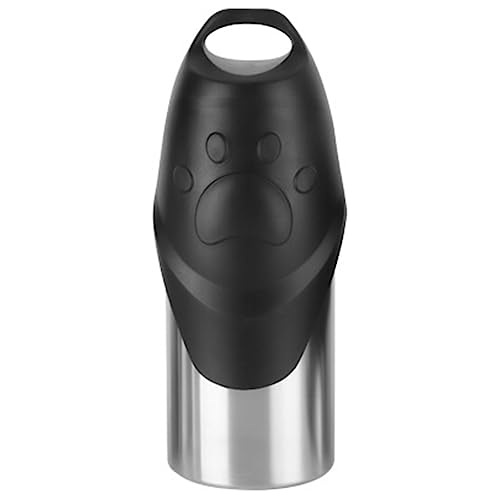 ANNJUC 1 Stück Tragbare Hundewasserflasche, Edelstahl-Wasserflasche für Haustiere im Freien, Beim Spazierengehen, Wandern, Reisen, 500 Ml von ANNJUC