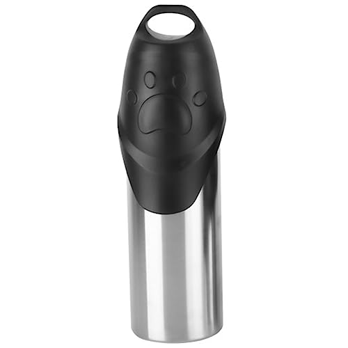 ANNJUC 1 Stück Tragbare Hundewasserflasche, Edelstahl-Wasserflasche für Haustiere im Freien, Wandern, Reisen, 750 Ml von ANNJUC