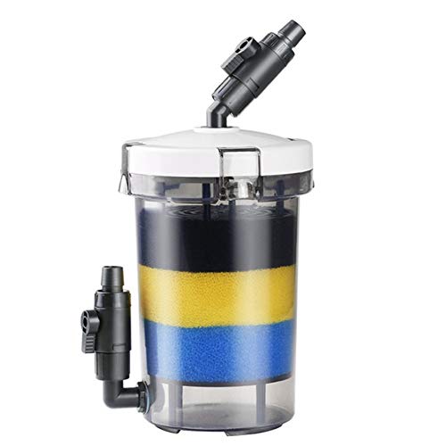 ANNJUC Aquariumfilter, ultra-leise, externe Aquarium-Filtereimer LW-603, Aquarium-Filterausrüstung, Frontgrasbehälter, Stummschaltung, Außenfass von ANNJUC