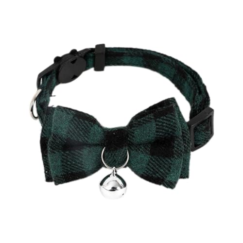 ANNJUC D-Cute Katzenhalsband für Kleine Welpen, Katzen, Hundehalsbänder, Schleife, Kätzchenhalsband, Schleife, Halskette mit Glöckchen für Hunde und Katzen von ANNJUC