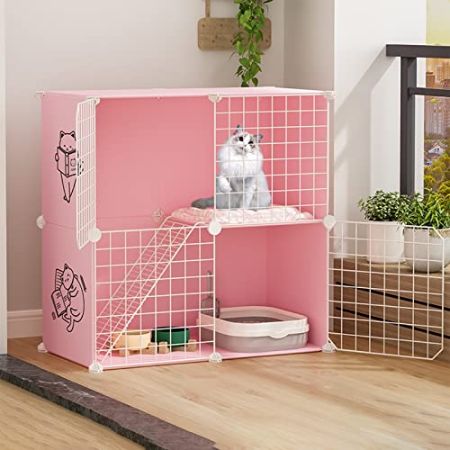 ANSNOW Abnehmbares Katzengehege, Haustierkäfig, Innenbereich Für Lebewesen, Frettchenkäfig, Haustiertransporter, Diy-Katzengehege, Laufstall Mit Katzenhängematte Und Katzennest Für Mehrere Katzen/29 ANSNOW Abnehmbares Katzengehege, Haustierkäfig, Innenbereich Für Lebewesen, Frettchenkäfig, Haustiertransporter, Diy-Katzengehege, Laufstall Mit Katzenhängematte Und Katzennest Für Mehrere Katzen/29 von ANSNOW