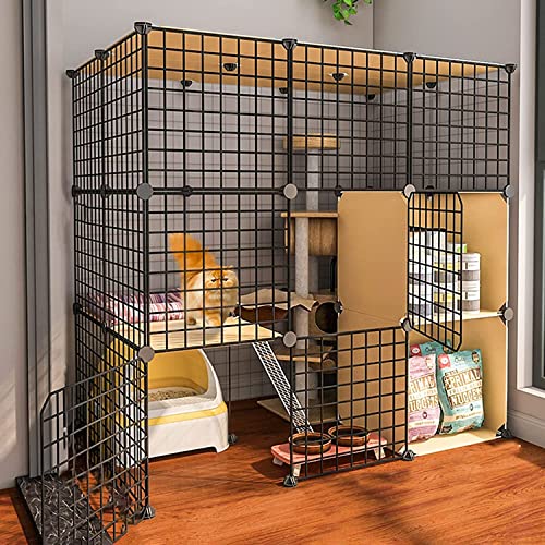 ANSNOW Katzenkäfig, Hundetransportbox, Diy Katzenkäfig, Haustier-Laufstall, Hundelaufstall, Katzenhäuser Für Hauskatzen/111 * 75 * 109Cm-C ANSNOW Katzenkäfig, Hundetransportbox, Diy Katzenkäfig, Haustier-Laufstall, Hundelaufstall, Katzenhäuser Für Hauskatzen/111 * 75 * 109Cm-C von ANSNOW