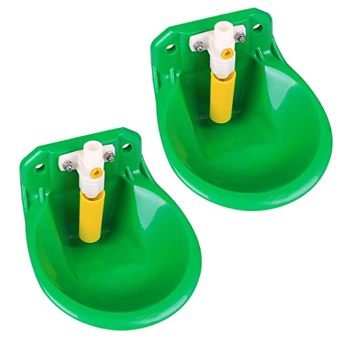 ANTIOCH 2 Pcs Rinder Schaf Und Ziegen Trinkbrunnen Wasserbehälter Vieh Schaf Hunde Fütterung Ausrüstung Stallbedarf für Viehhaltung Bauernhof Tiere von ANTIOCH