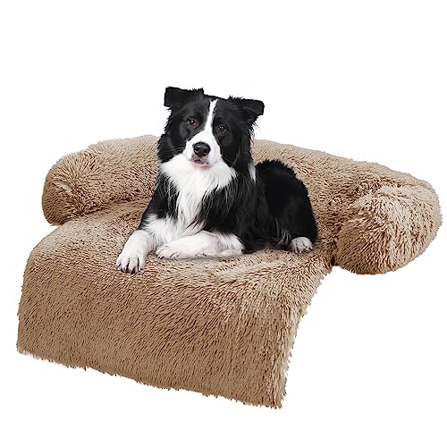 ANWA Hundesofa, Bett-Matte, Bezug, weicher Plüsch, Couchbezug für Hunde, Hundematte für Möbel, Haustier-Sofa-Matte für Hunde, Hundemöbelbett, Sofakissen, waschbar, Hundebett-Matten, 101,6 x 101,6 x von ANWA