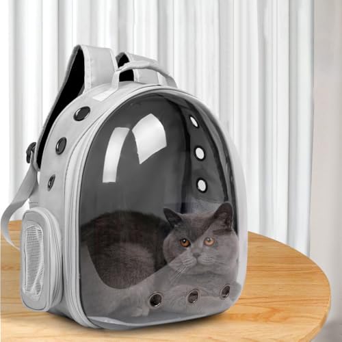 Cat Carrier für Katzen kleine Hunde Haustier Travel Carrier atmungsaktiv Tragetasche für Wandern, Reisen, Trekking, Camping und Outdoor-Aktivitäten bis zu 14lbs gelb (Stil 4) von ANXJLEO