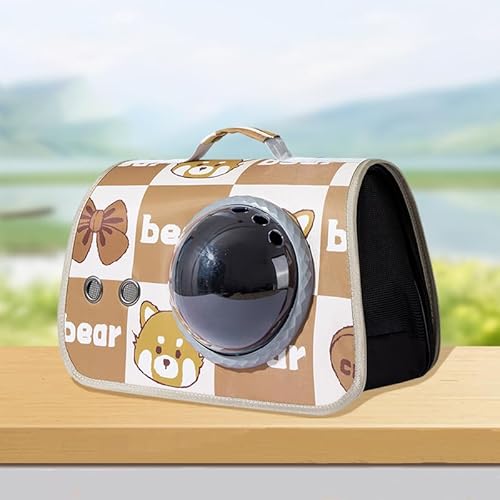 Pet Portable Capsule Tote Cat Bag, tragbar, zusammenklappbar (Stil 1) von ANXJLEO