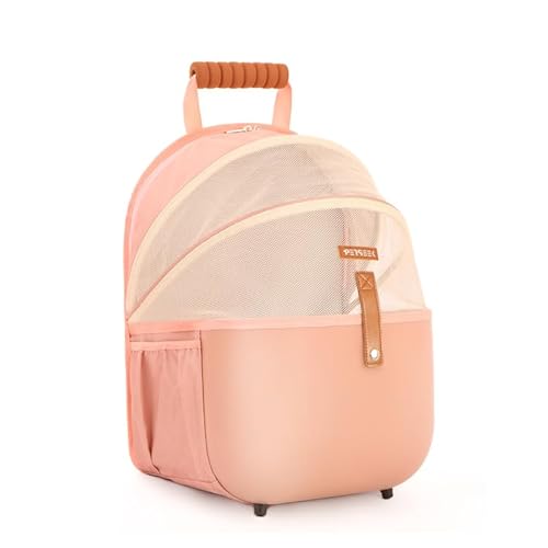 Tragbare Katzentasche Katzentasche Outdoor Haustier Umhängetasche Rucksack Atmungsaktiv Tragbare Mesh Taschen Kleine Hunde Katzen Welpen (Stil 4) von ANXJLEO