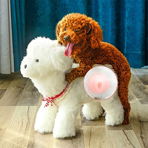 Interaktives Schlafspielzeug für Hunde, Kauspielzeug für Hunde, Brunstspielzeug für Hunde, gefüllter Teddy-Chihuahua, Brunstspielzeugpartner, Haustierhunde-Partnerspielzeug,Channel height 15cm von ANYURAN