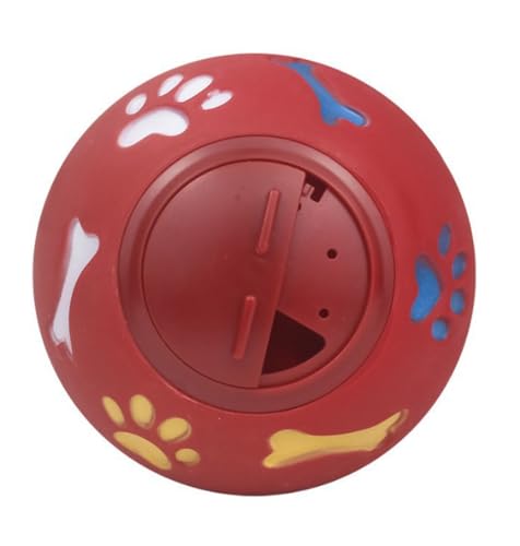 ANZHENGE Haustier Spielzeug Milch Duftende Gummi Rotierende Leckage Ball Haustier Hund Schleifen Zähne Biss Schalter Spielzeug 14cm von ANZHENGE