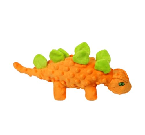 ANZHENGE Lautsprecher Sound Spielzeug Dekompression, Riss- Und Beißfestigkeit, Interaktive Relief, Lautsprecher Sound Dinosaurier Plüsch Hund Spielzeug 31.5cm von ANZHENGE