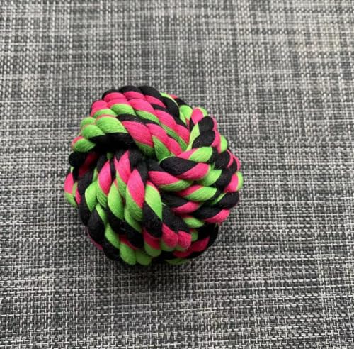 ANZHENGE Zhongda Hund Baumwolle Knoten Hund Biss Ball Haustier Baumwolle Seil Spielzeug Hund Spielzeug Zähne Schleifen Und Reinigen Große Und Bold Haustier Spielzeug 8cm von ANZHENGE