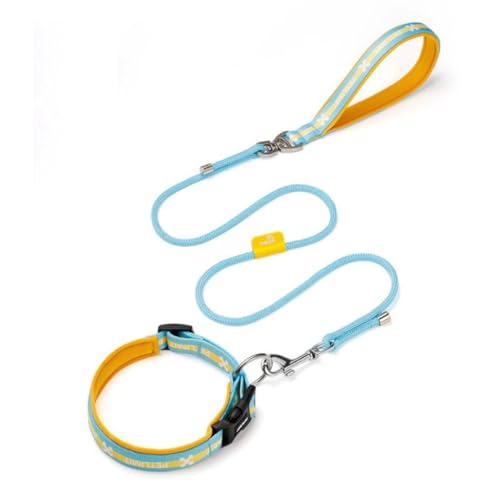 Hundehalsband, Weich Gepolstertes, Nylon Hundehalsband Verstellbare Halsband Für Mittlere Große Hunde - Reflektierend Für Das Training(#D,S-33-39cm) von AOBUJDUB