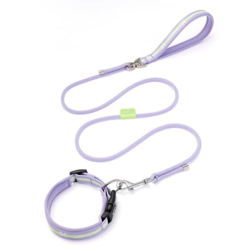 Hundehalsband, Weich Gepolstertes, Nylon Hundehalsband Verstellbare Halsband Für Mittlere Große Hunde - Reflektierend Für Das Training(#E,M-40-45cm) von AOBUJDUB