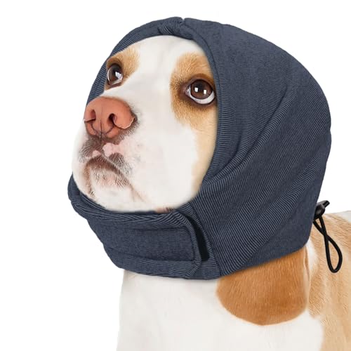 AOFITEE Hunde-Ohrenschützer, Geräuschschutz, beruhigender Hunde-Kapuzenpullover, keine Klappe, Ohrwickel für Hunde, weiche Ohrenschützer mit Geräuschunterdrückung, Hundeohrenschutz zur Angstlinderung, von AOFITEE