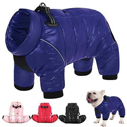 AOFITEE Hundemantel, wasserdichte Hundejacke für den Winter, kaltes Wetter Hundemäntel mit reflektierenden Streifen, Outdoor Winddichte Hundebekleidung für kleine Hunde von AOFITEE